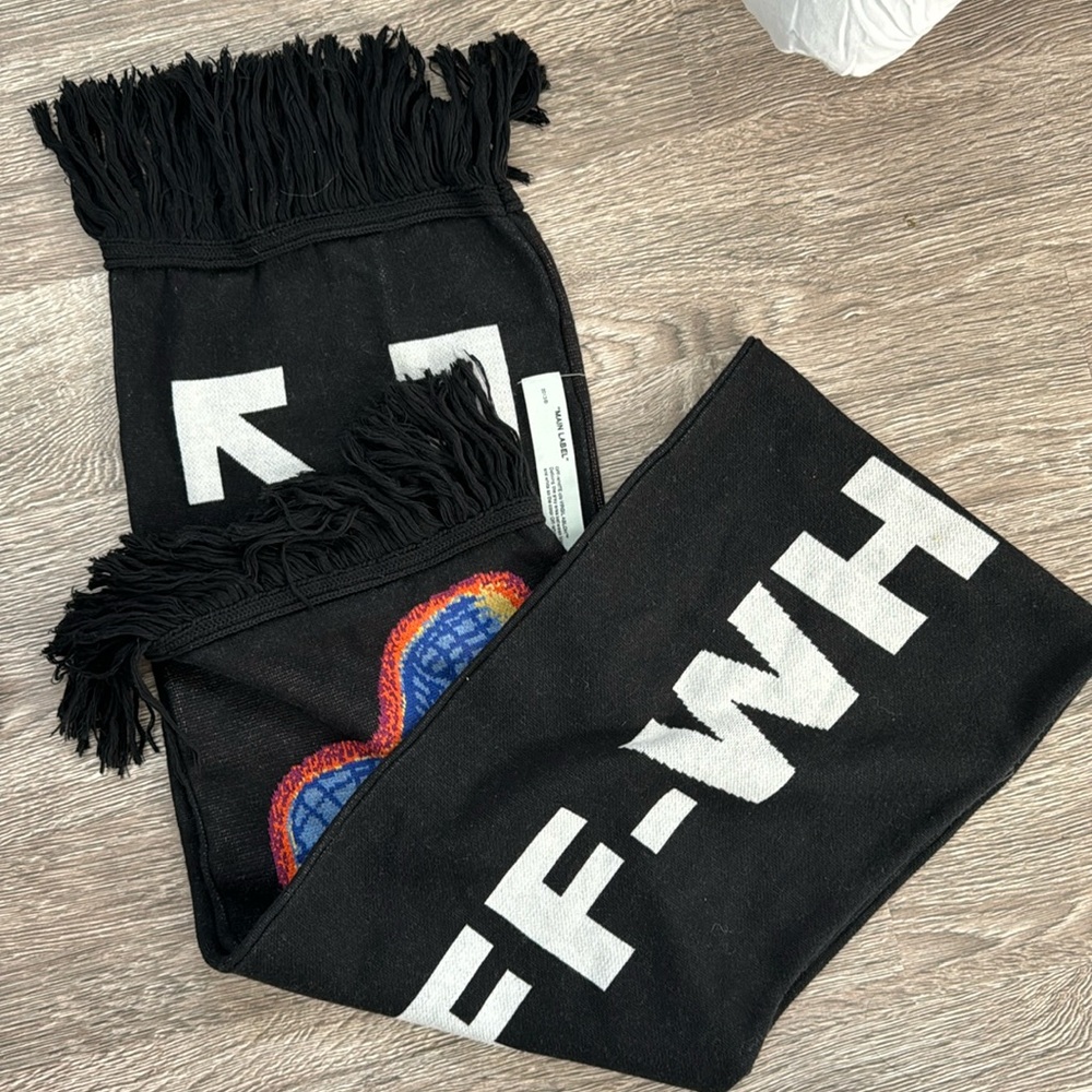 Off White Winter Scarf